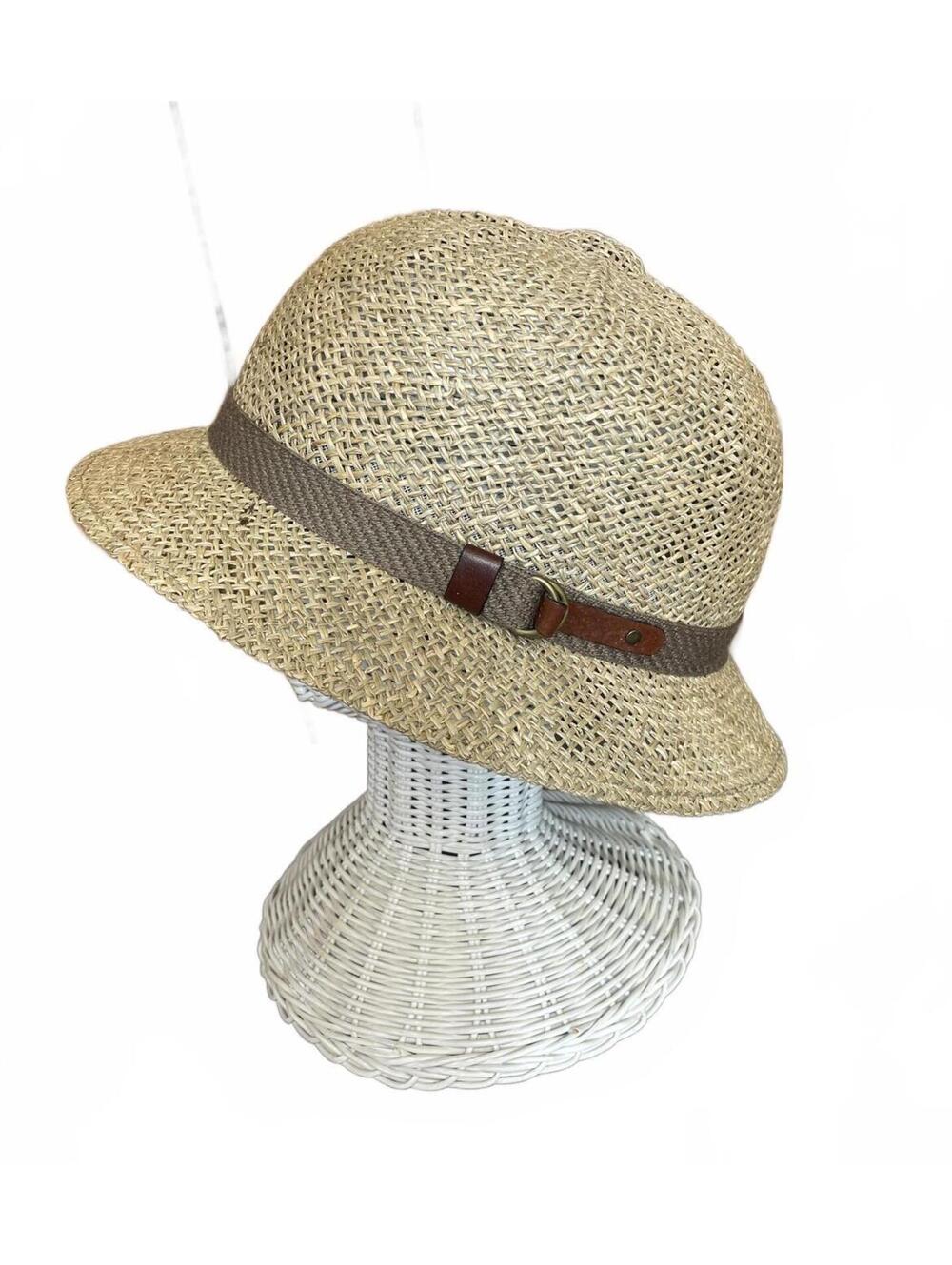 Broner molded straw safari hat XL